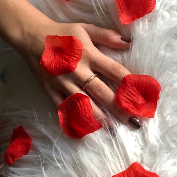 Twist of Fate Ring, PANDORA Rose & Clear CZ - Picture 3 of 4